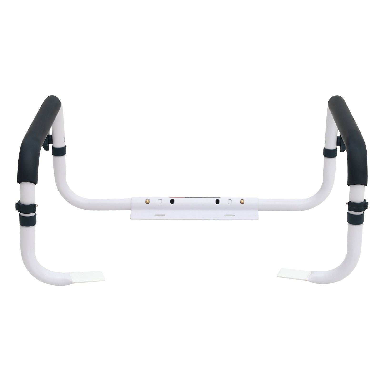 Toilet Safety Rail, 300LBS Capacity Toilet Seat Frame, Adjustable Width Fit Most Toilets, Easy Installation, Toilet Handles Grab Bars with Padded Armrests for Handicap, Disabled, Seniors