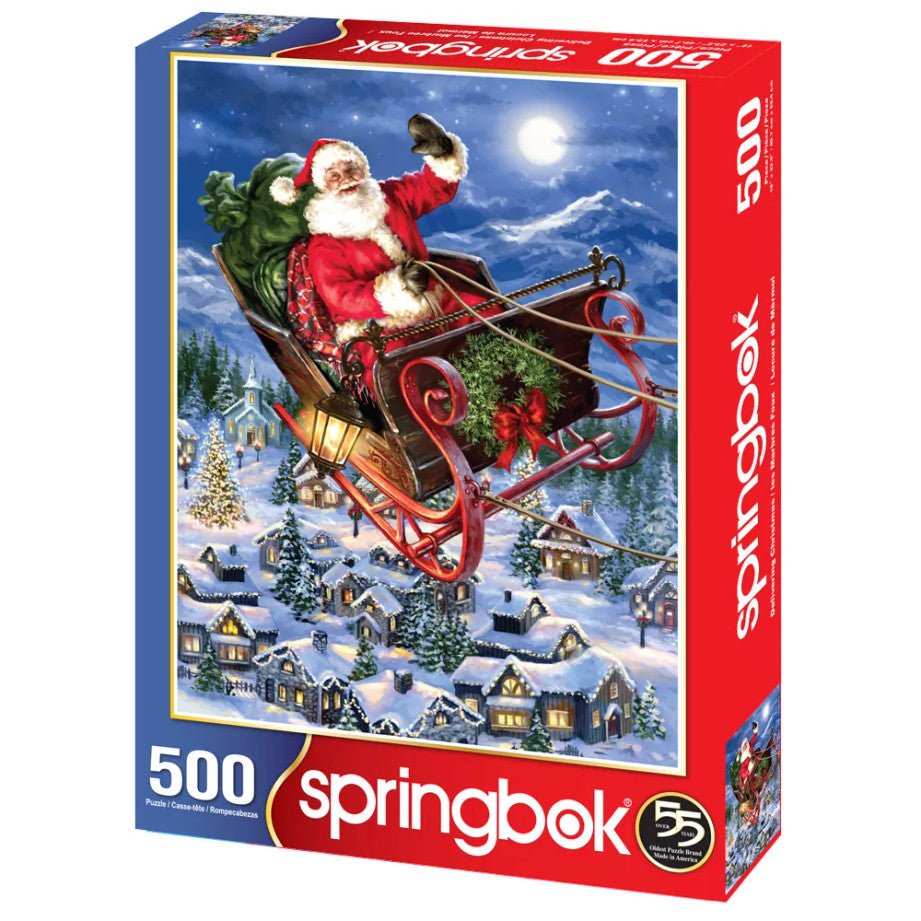 Delivering Christmas 500 Piece Jigsaw Puzzle by Springbok Puzzles
