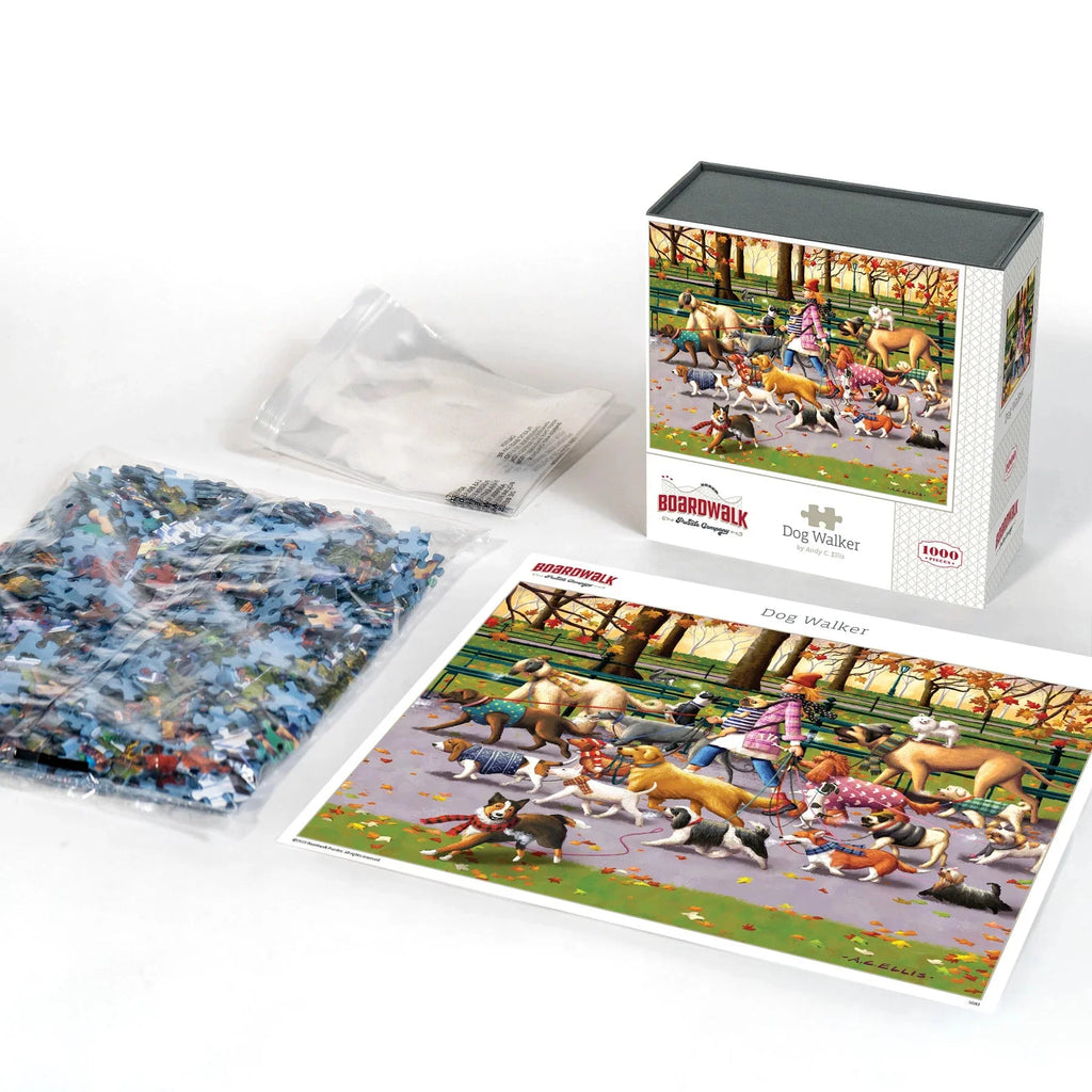 Dog Walker 1000 Piece Puzzle by Boardwalk
