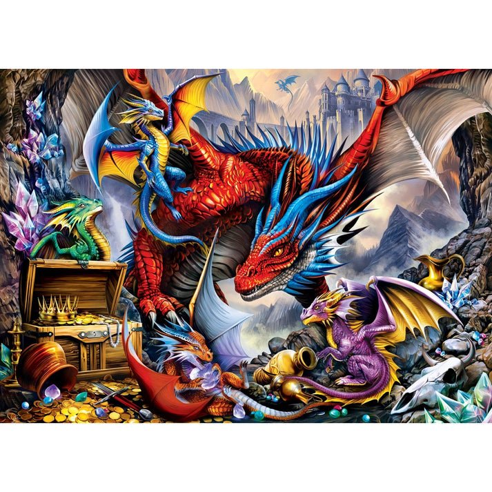 Dragons Hoard 1000 Piece Jigsaw Puzzle | Masterpieces
