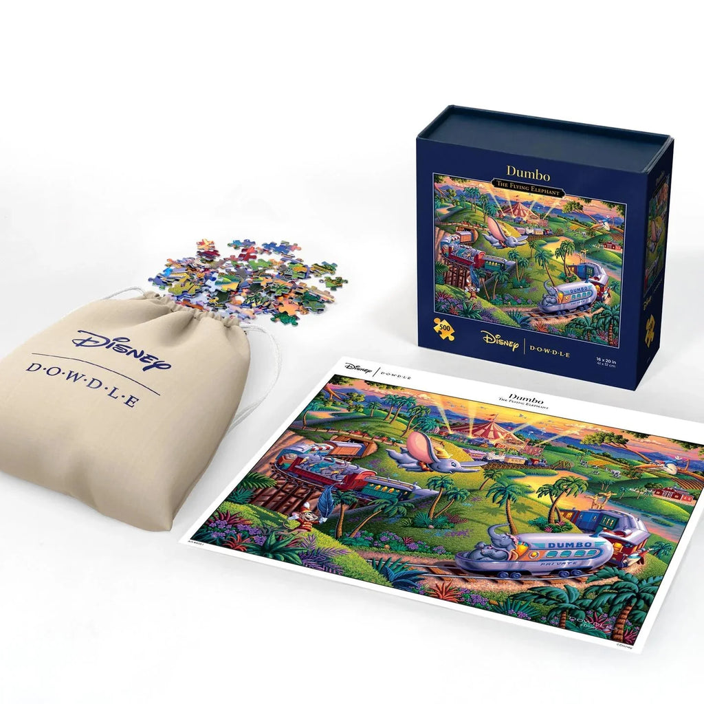Dumbo The Flying Elephant 500 Piece Jigsaw Puzzle | Dowdle Puzzles
