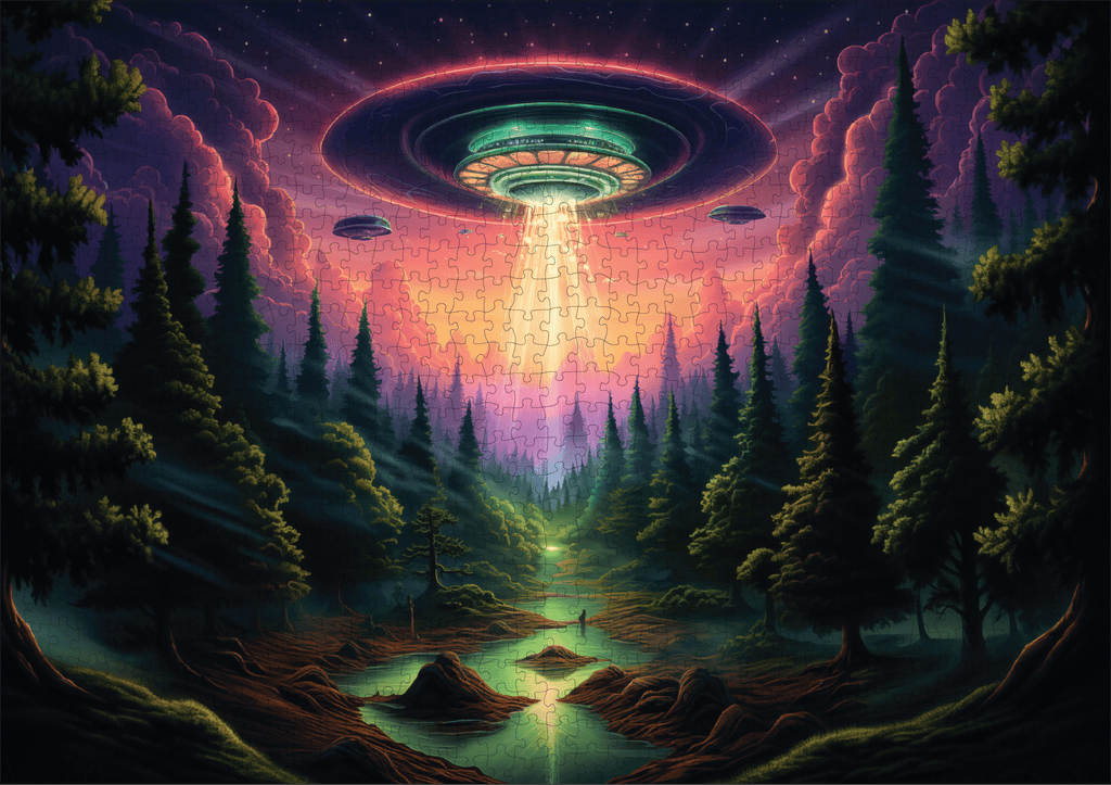 Earthly Encounter 1000 Piece Jigsaw Puzzle | Trippy Puzzle Co
