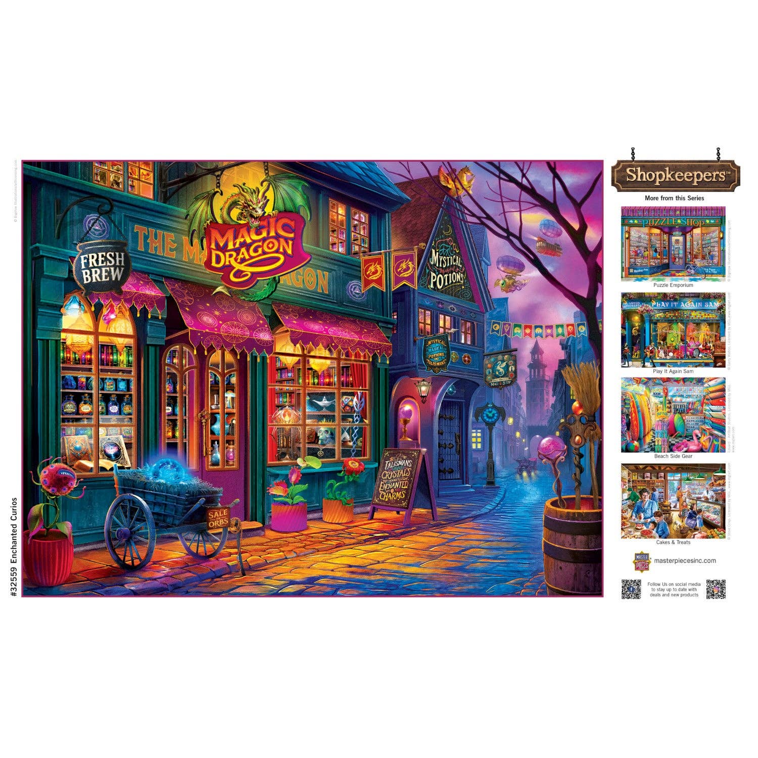 Enchanted Curios - Shopkeepers 750 Piece Jigsaw Puzzle | Masterpieces