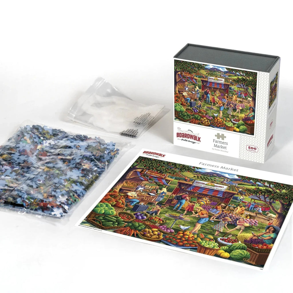 Farmers Market 500 Piece Puzzle by Boardwalk