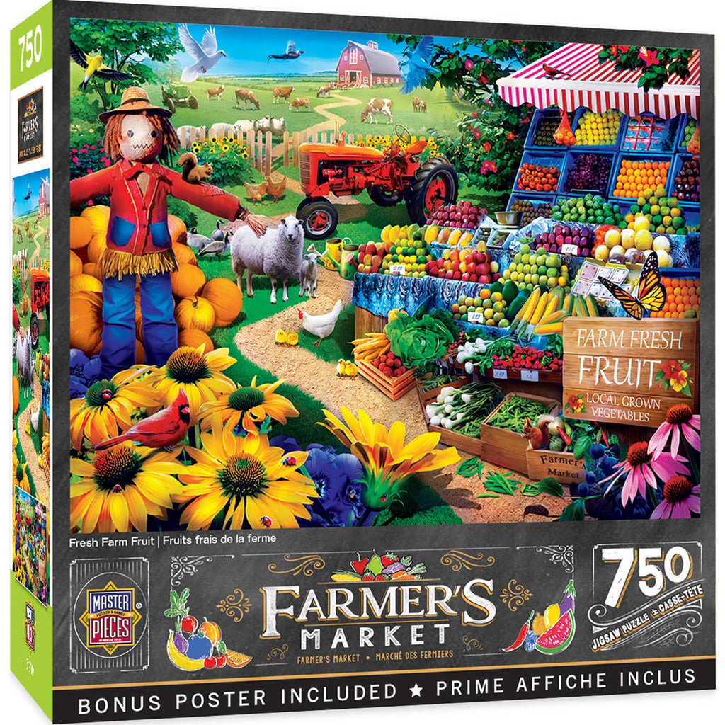 Farmer's Market - Fresh Farm Fruit 750 Piece Puzzle by MasterPieces