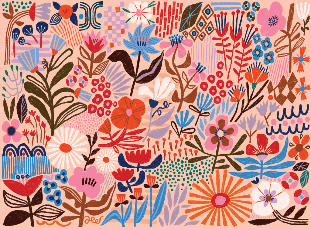 Flower Power 1000 Piece Jigsaw Puzzle | Puzzlefolk