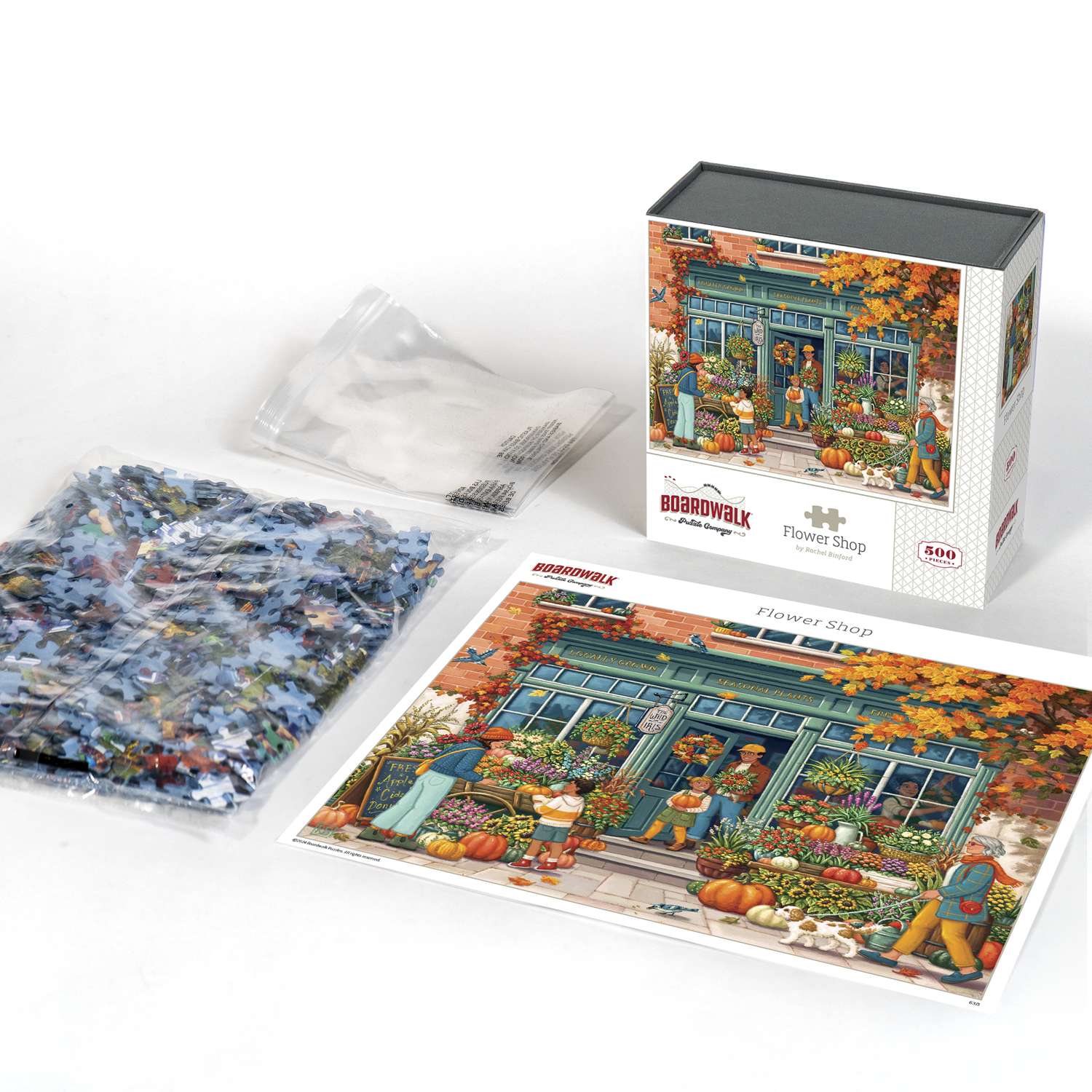 Flower Shop 500 Piece Puzzle by Boardwalk