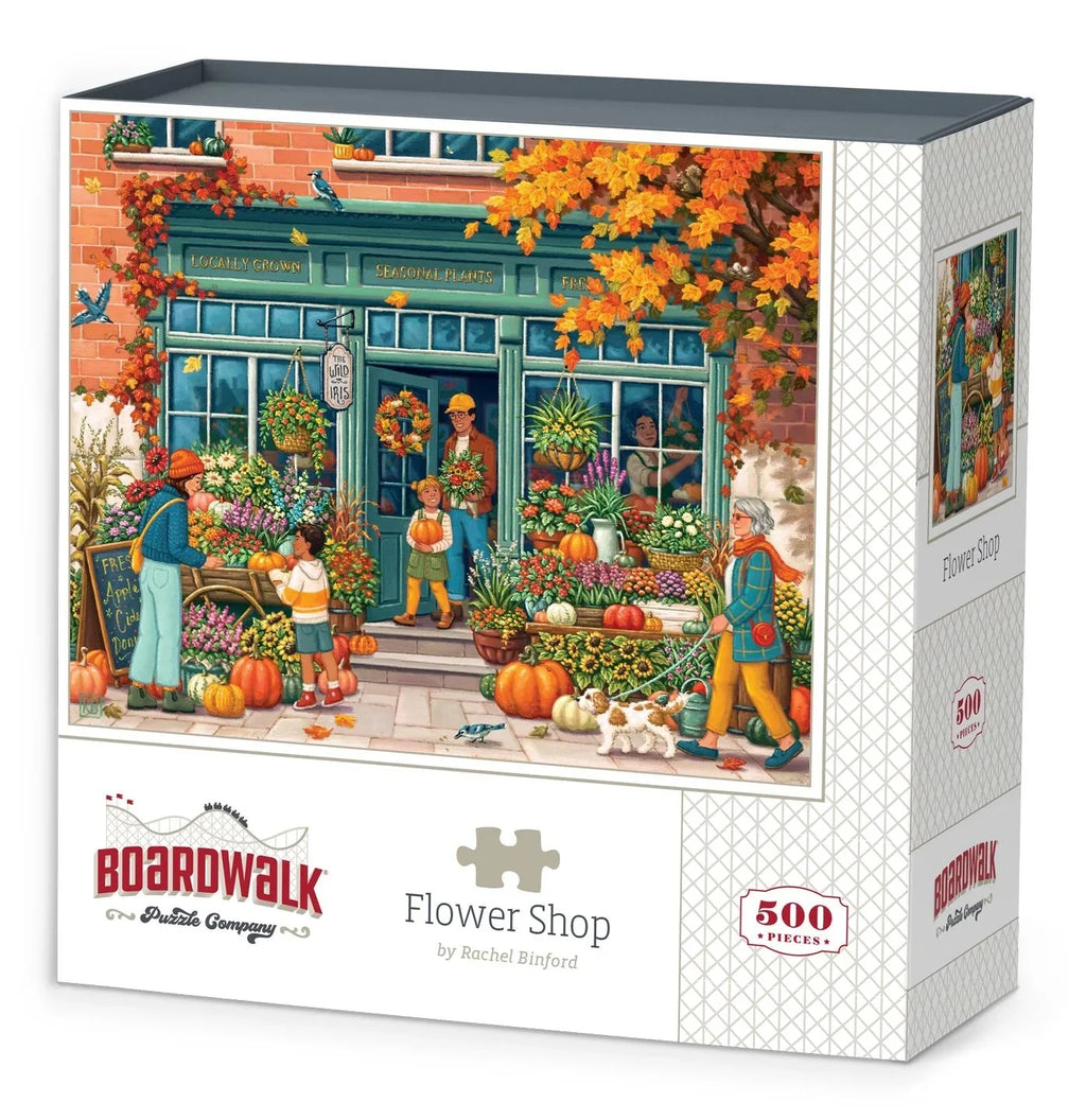 Flower Shop 500 Piece Puzzle by Boardwalk
