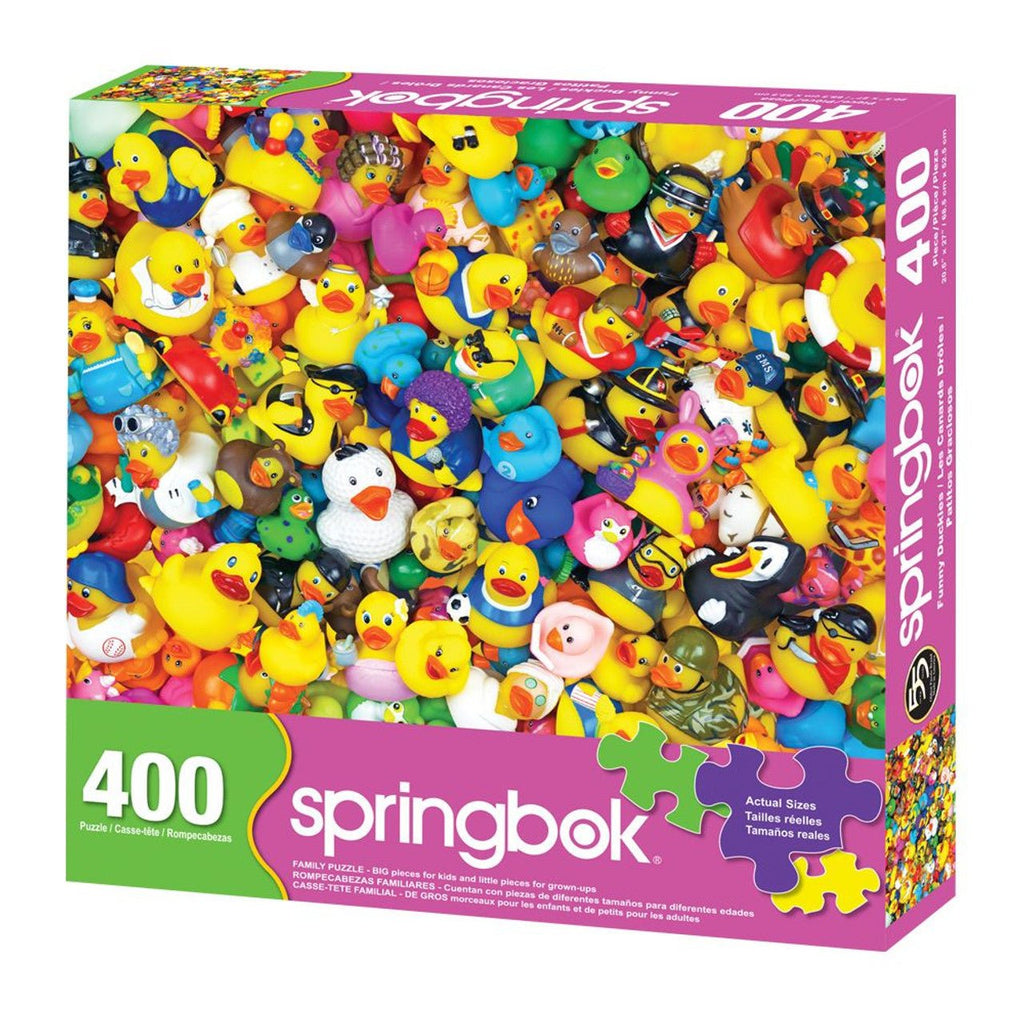 Funny Duckies 400 Piece Jigsaw Puzzle by Springbok Puzzles