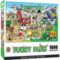 Funny Farm 1000 Piece Jigsaw Puzzle by Masterpieces Puzzles