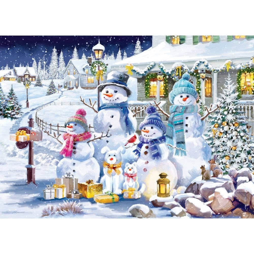 Glitter & Gold - Frosty Wonderland Gathering 1000 Piece Jigsaw Puzzle | Masterpieces Puzzles