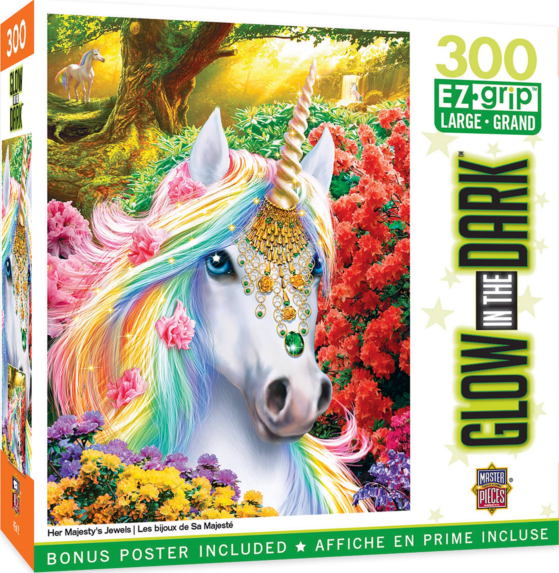Glow in the Dark - Her Majesty's Jewels 300 Piece Puzzle by MasterPieces Puzzles