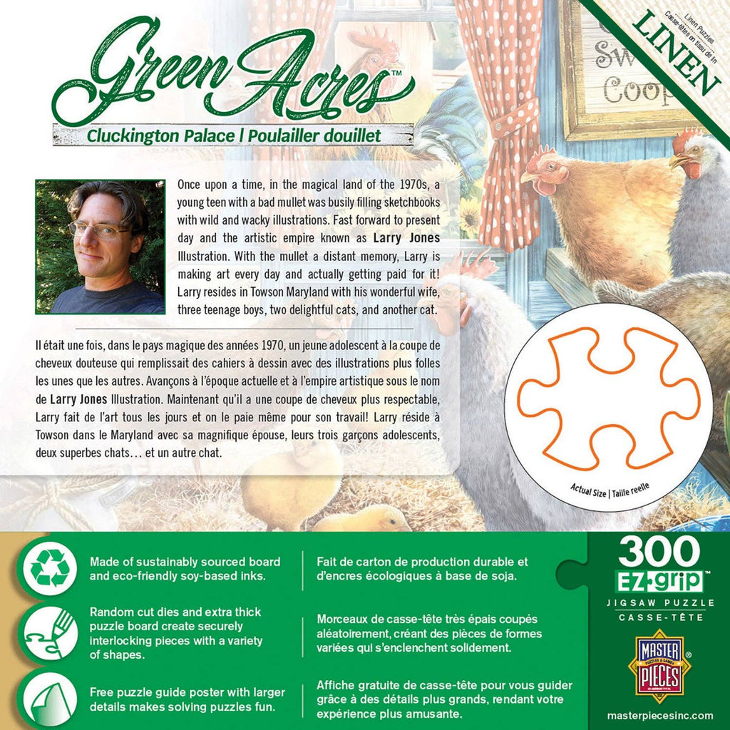 Green Acres - Cluckington Palace 300 Piece EZ Grip Puzzle | Masterpieces
