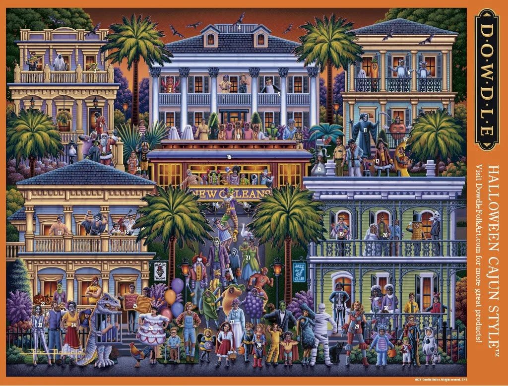 Halloween Cajun Style 1000 Piece Jigsaw Puzzle | Dowdle Puzzles