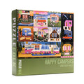 Happy Campers 1000 Piece Puzzle by Puzzlefolk | Dreamy Camping & Glamping Fun
