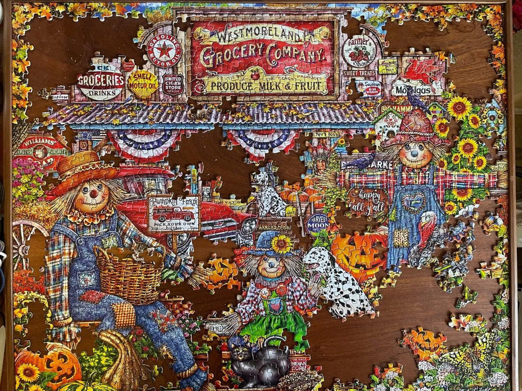 Happy Fall Y'all 1000 Piece Jigsaw Puzzle | Springbok Puzzles