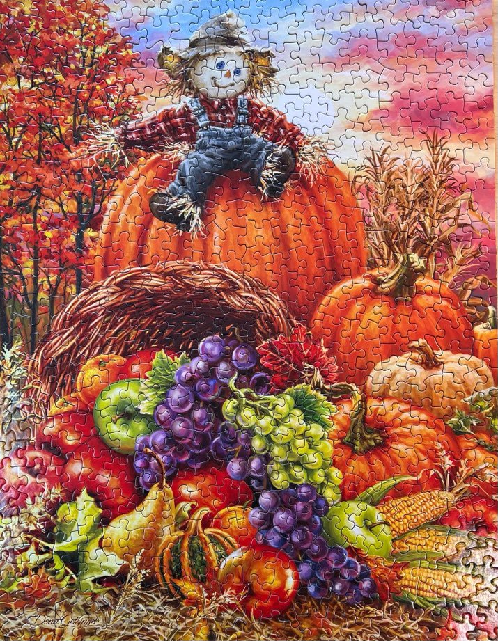 Harvest Cornucopia 500 Piece Jigsaw Puzzle by Springbok Puzzles