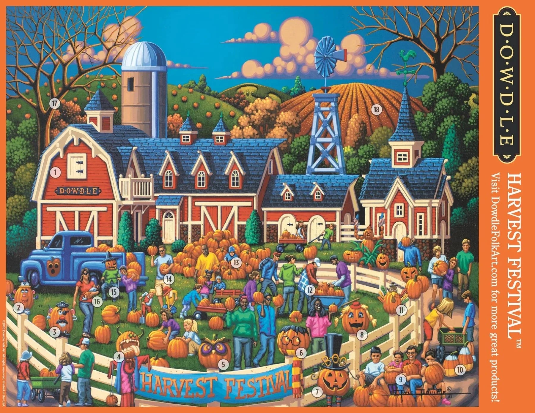 Harvest Festival 500 Piece Jigsaw Puzzle | Dowdle Puzzles