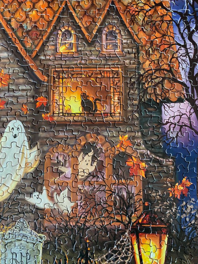 Haunted House 1000 Piece Jigsaw Puzzle by Springbok Puzzles