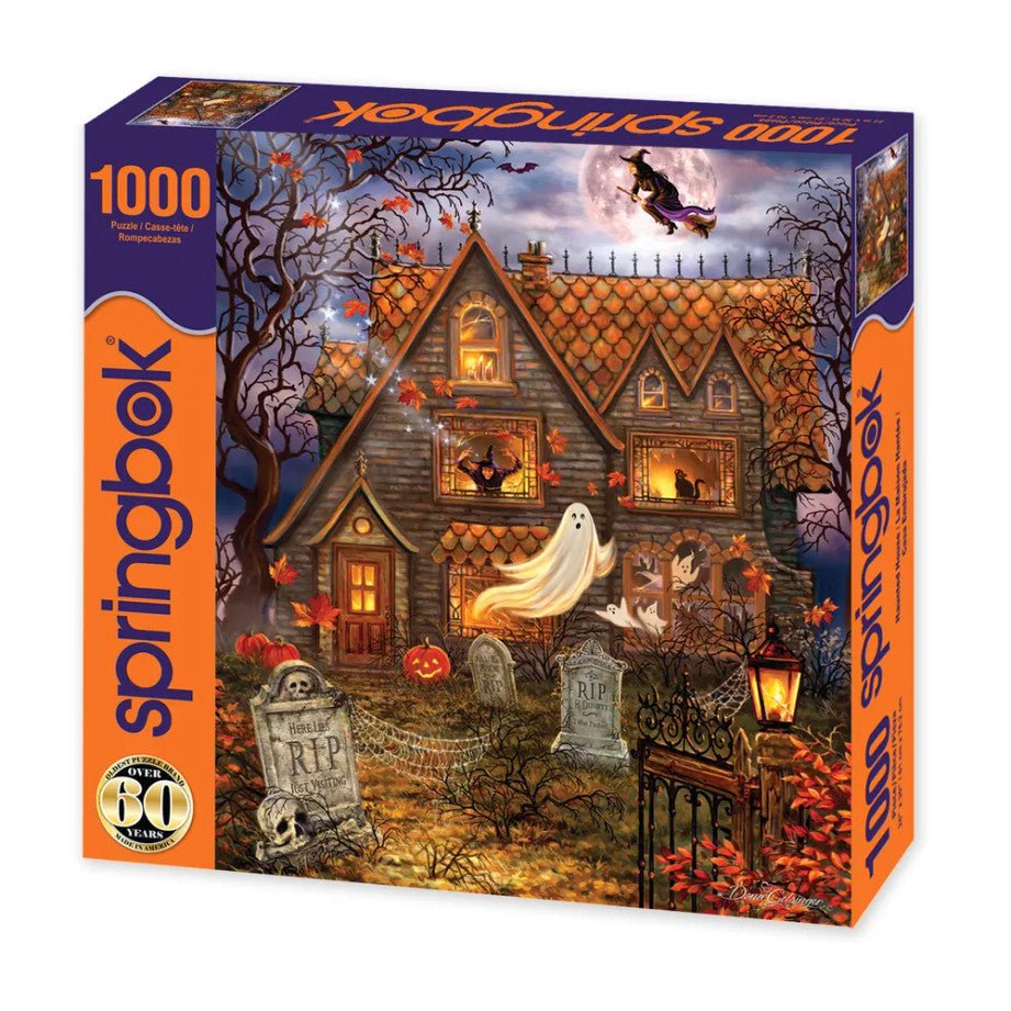 Haunted House 1000 Piece Jigsaw Puzzle by Springbok Puzzles