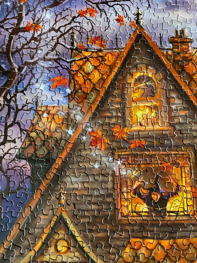 Haunted House 1000 Piece Jigsaw Puzzle by Springbok Puzzles