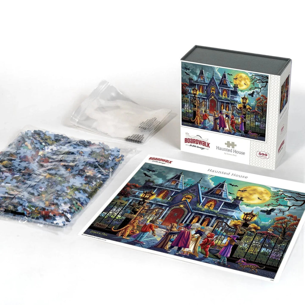 Haunted House 500 Piece Jigsaw Puzzle | Boardwalk Puzzles