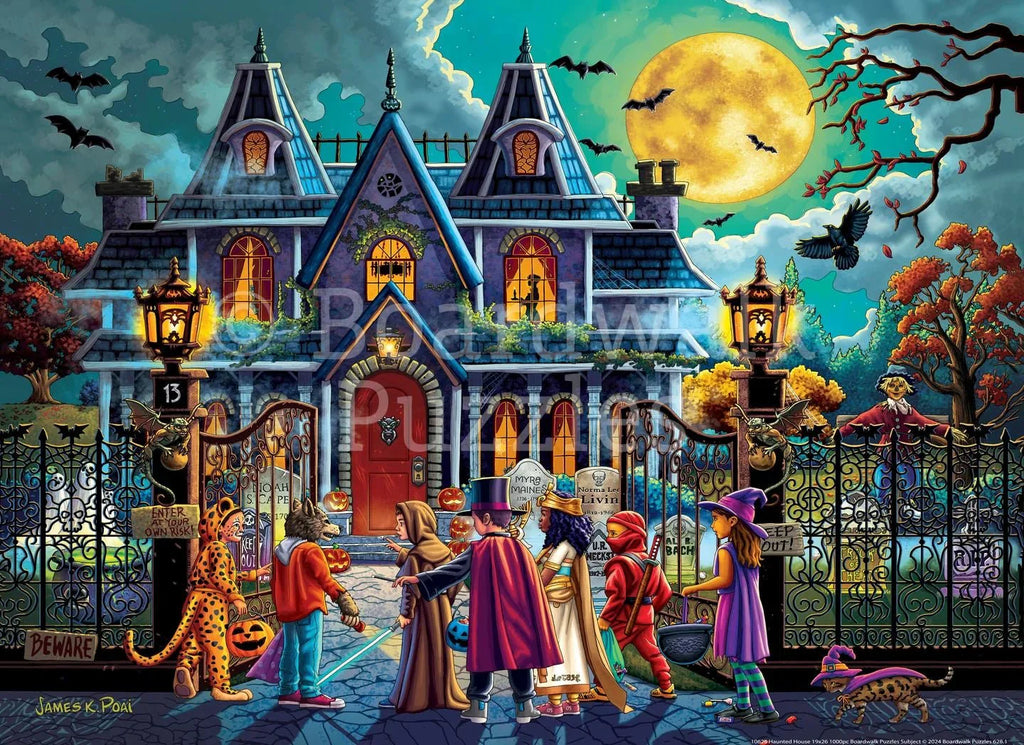 Haunted House 500 Piece Jigsaw Puzzle | Boardwalk Puzzles