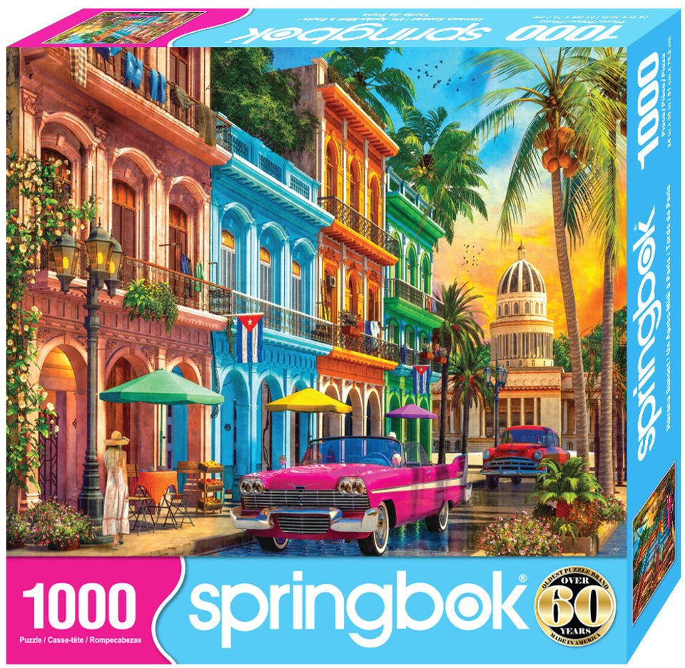 Havana Sunset 1000 Piece Jigsaw Puzzle by Springbok Puzzles