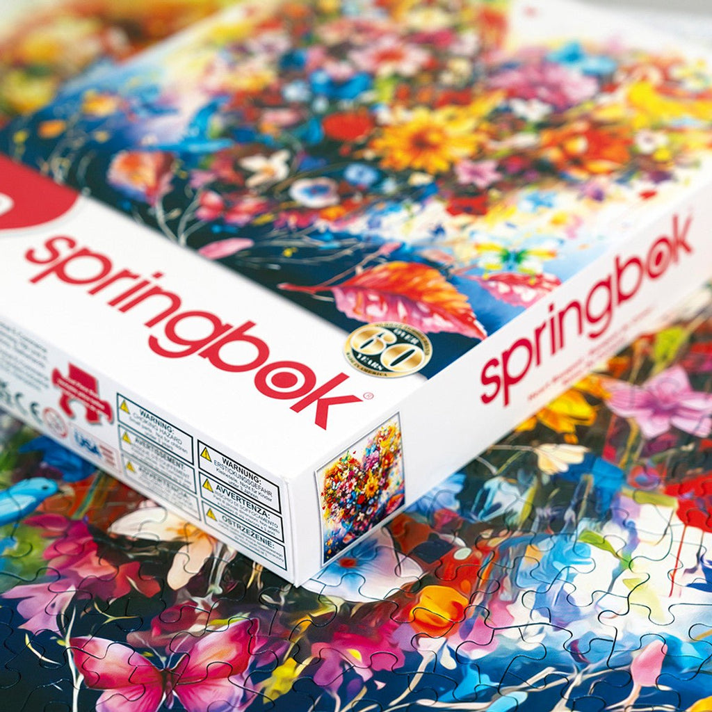 Heart Bouquet 500 Piece Jigsaw Puzzle by Springbok Puzzles