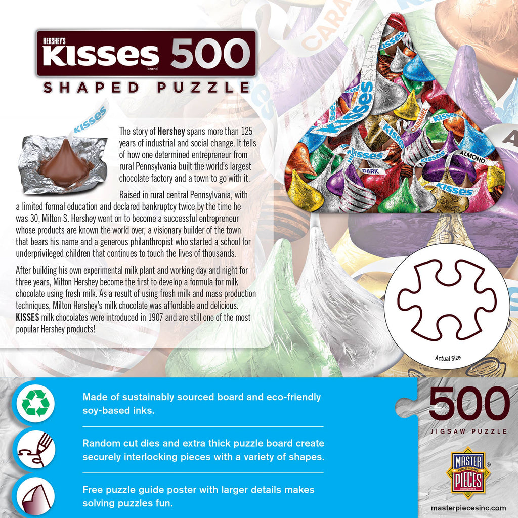 Hershey's Kisses 500 Piece Shaped Puzzle by MasterPieces Puzzles