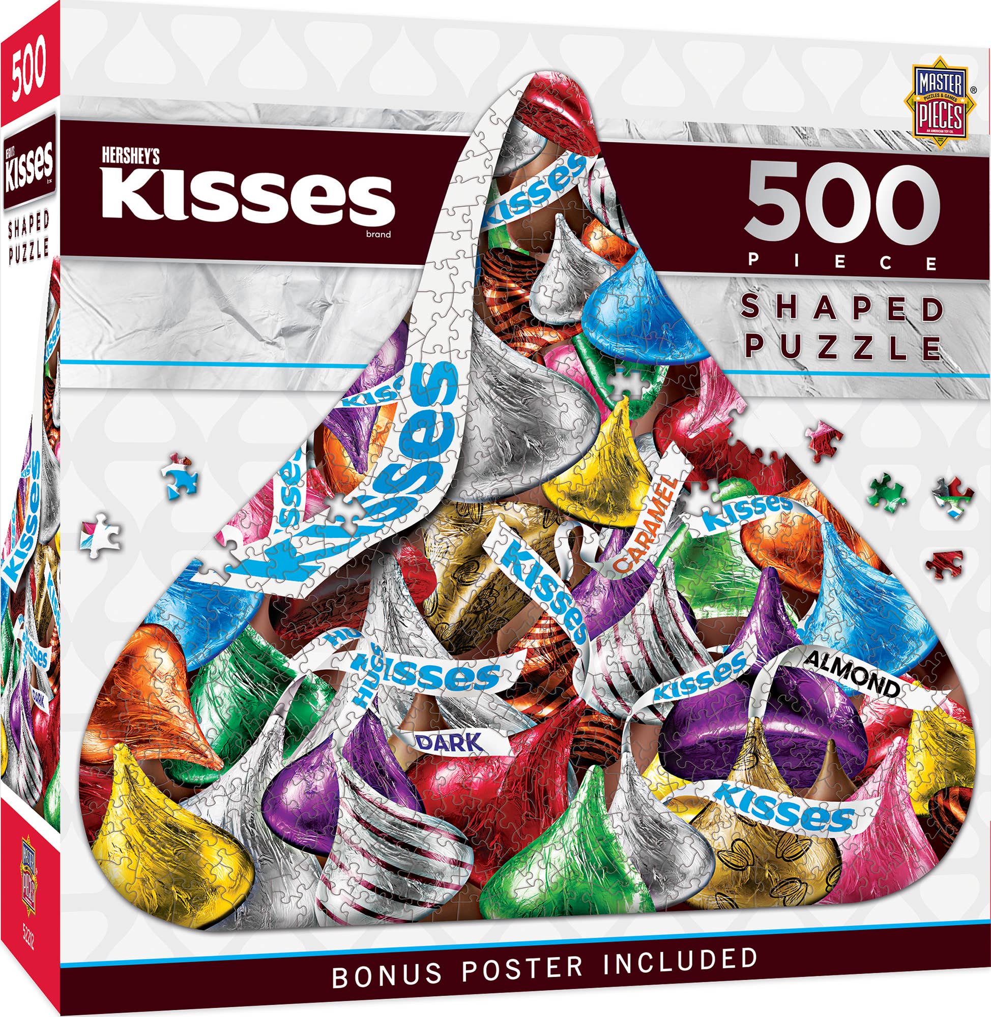 Hershey's Kisses 500 Piece Shaped Puzzle by MasterPieces Puzzles