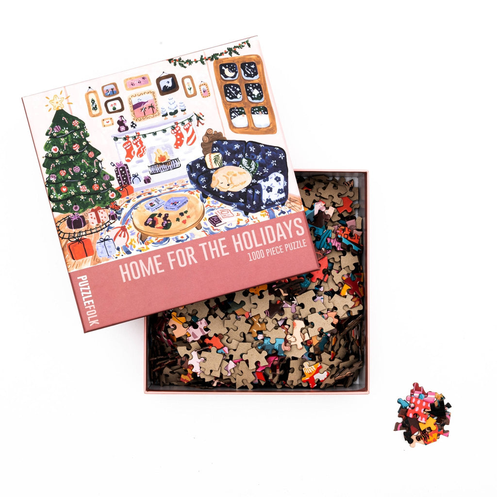 Home for the Holidays 1000 Piece Jigsaw Puzzle by Puzzlefolk