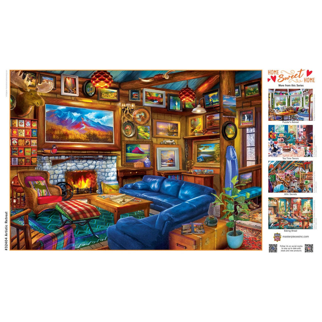 Home Sweet Home - Artistic Retreat 500 Piece Puzzle by Masterpieces