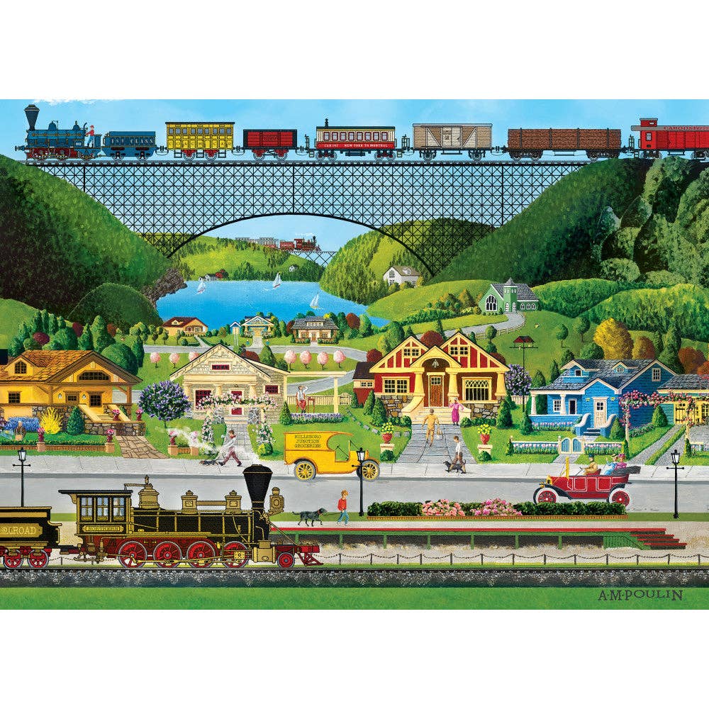 Hometown Gallery - Whistle Stop 1000 Piece Jigsaw Puzzle | Masterpieces Puzzles