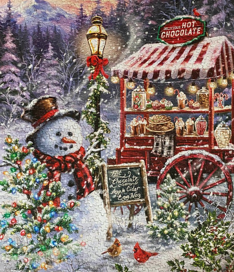 Hot Chocolate Stand 1000 Piece Jigsaw Puzzle by Springbok Puzzles