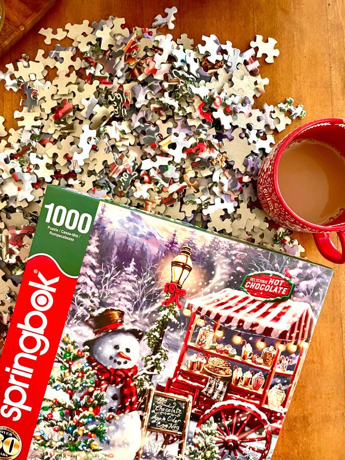 Hot Chocolate Stand 1000 Piece Jigsaw Puzzle by Springbok Puzzles