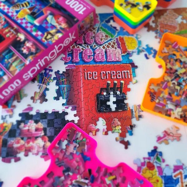 Ice Cream Shop 1000 Piece Jigsaw Puzzle by Springbok Puzzles