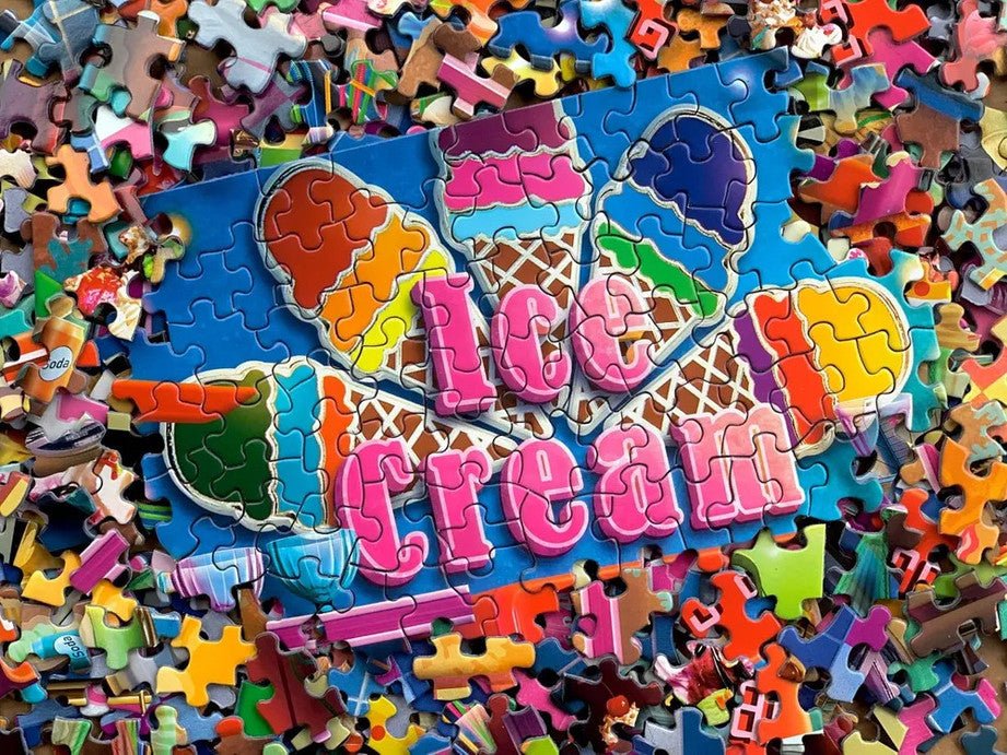 Ice Cream Shop 1000 Piece Jigsaw Puzzle by Springbok Puzzles