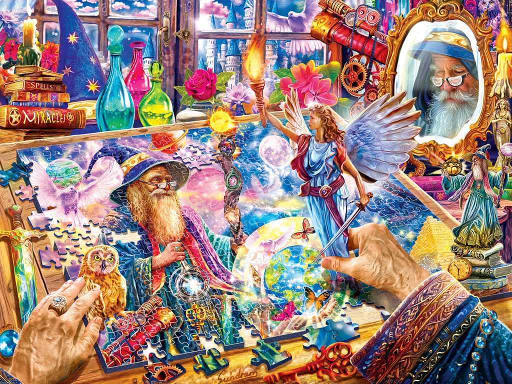 Jigsaw Journey Assembling the Arcane 300 Piece EZ Grip Jigsaw Puzzle | Masterpieces