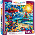 Kaleidoscope - Beach Day 1000 Piece Jigsaw Puzzleby Masterpieces Puzzles
