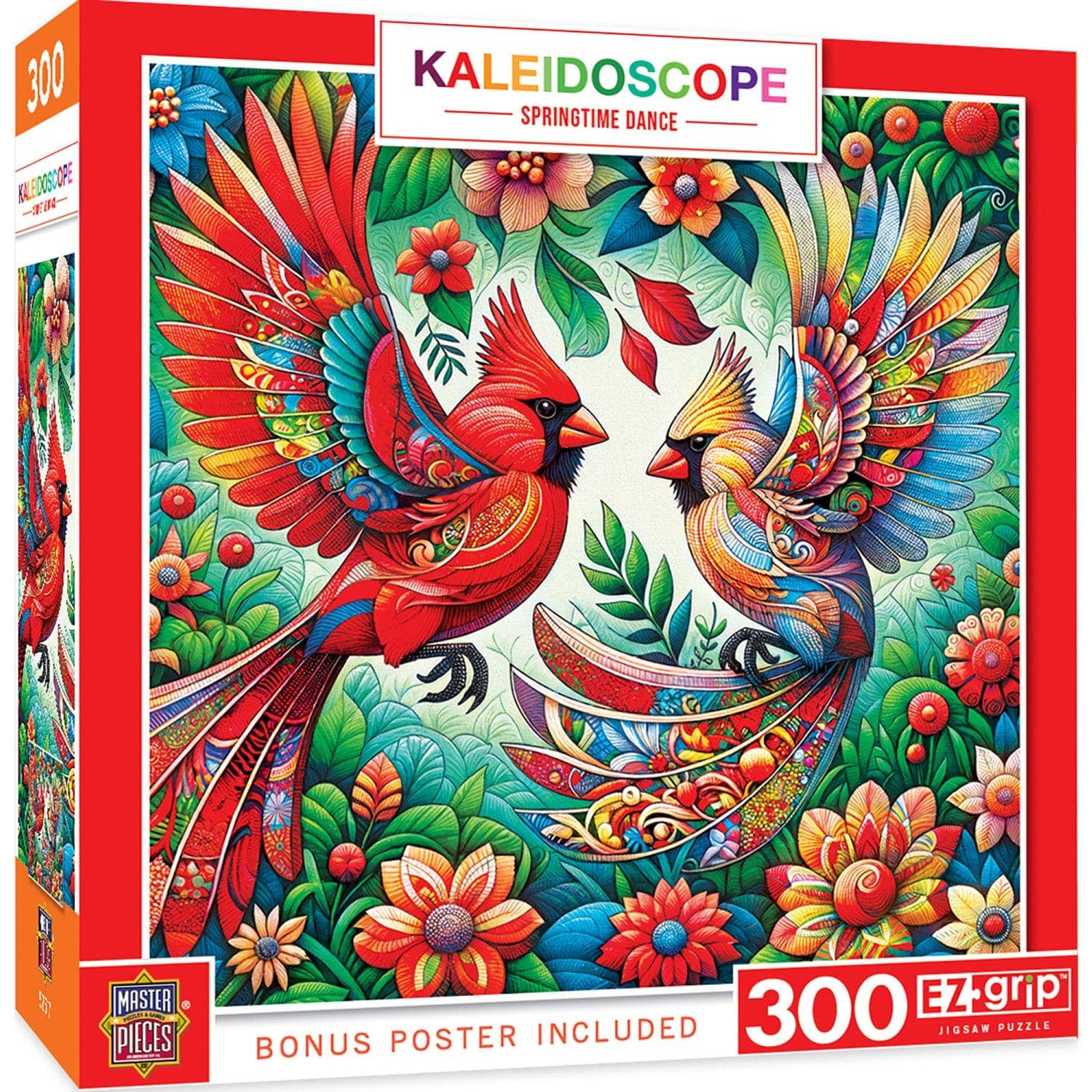 Kaleidoscope - Springtime Dance 300 Piece EZ Grip Jigsaw Puzzle by Masterpieces Puzzles