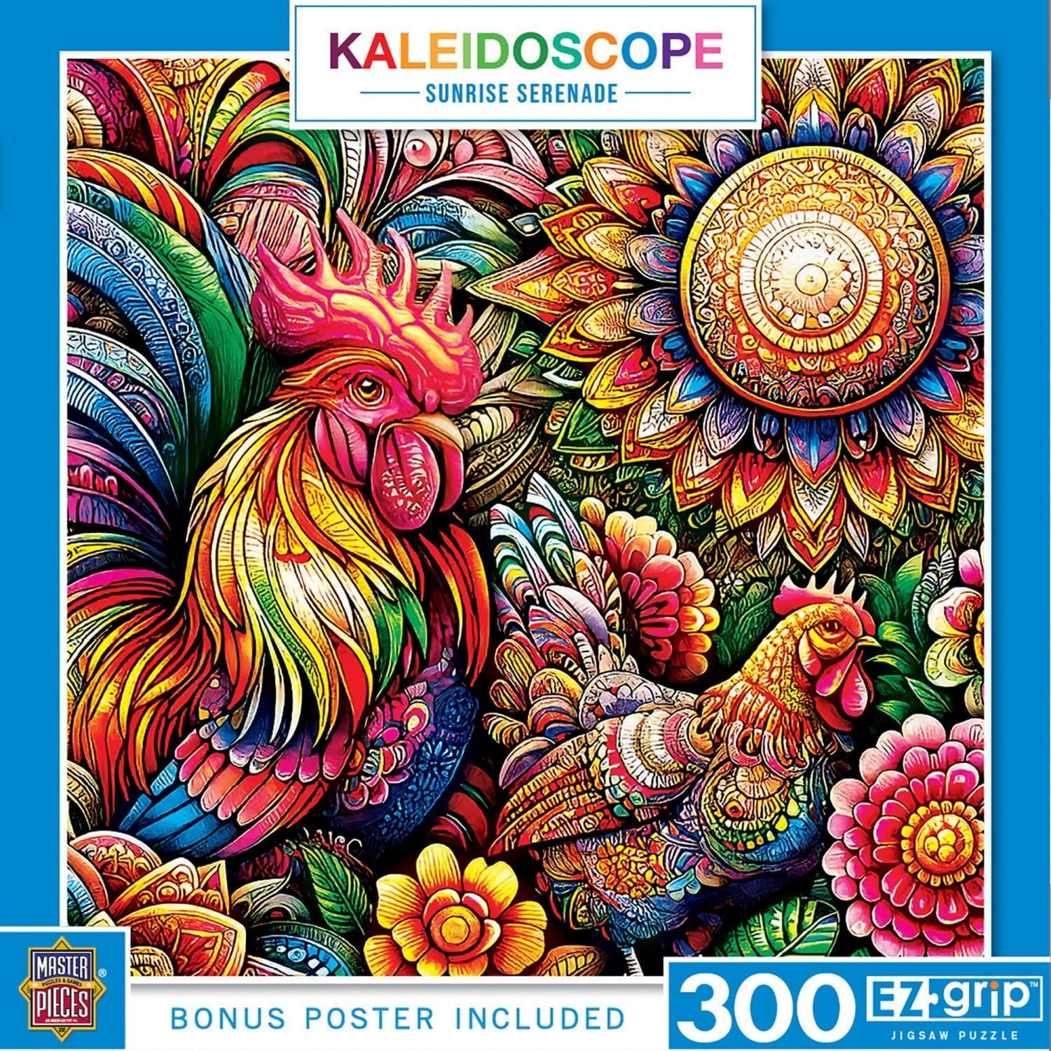 Kaleidoscope Sunrise Serenade 300 Piece EZ Grip Jigsaw Puzzle | Masterpieces