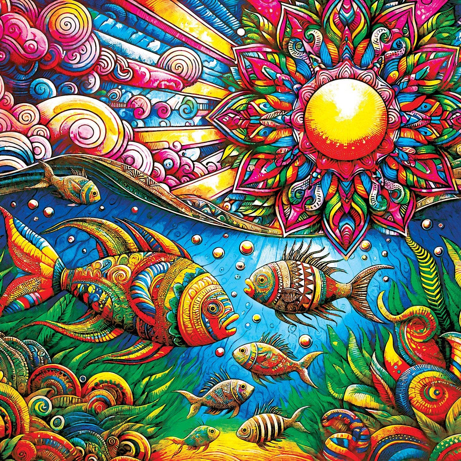 Kaleidoscope - Under The Sea 1000 Piece Jigsaw Puzzle Masterpieces Puzzles