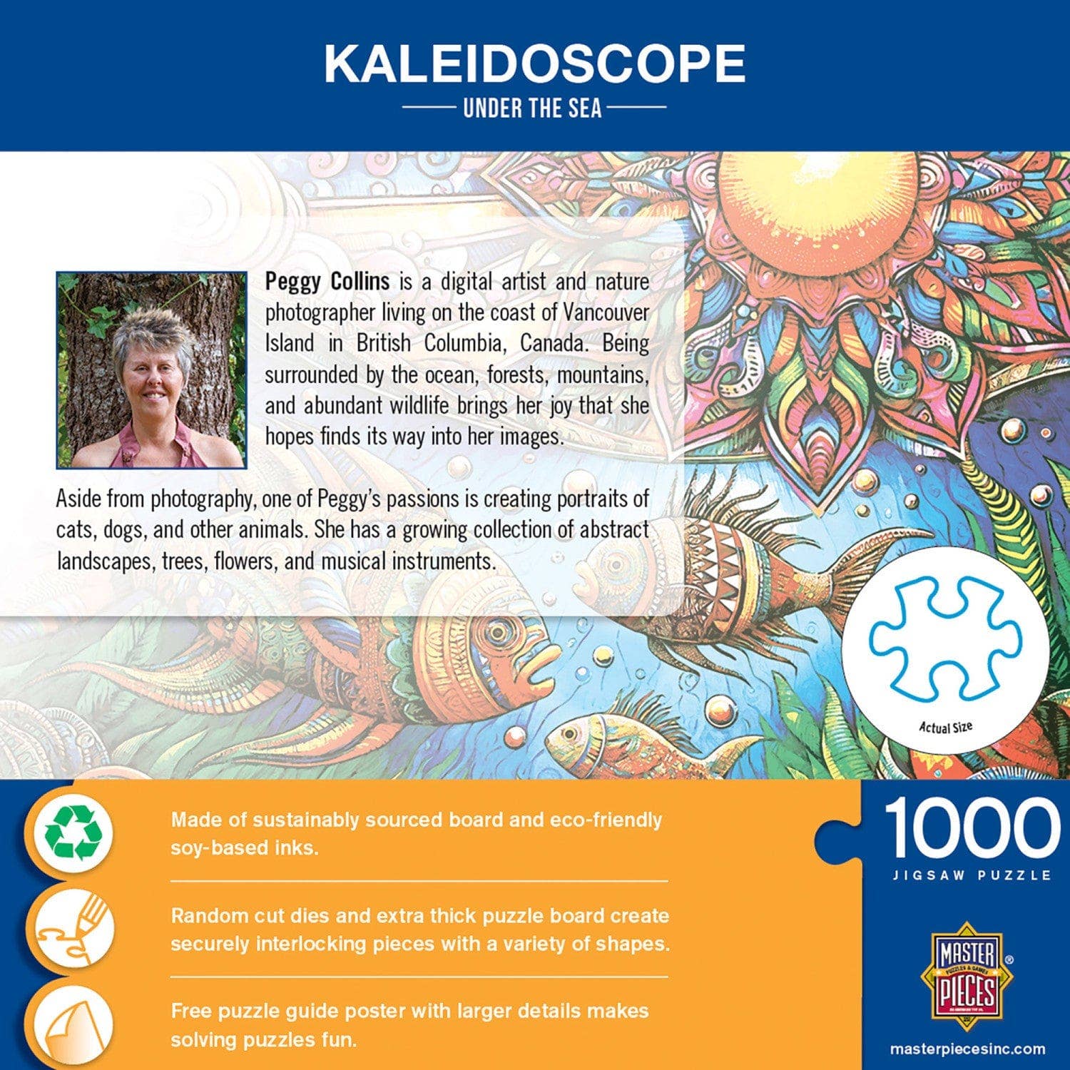 Kaleidoscope - Under The Sea 1000 Piece Jigsaw Puzzle Masterpieces Puzzles