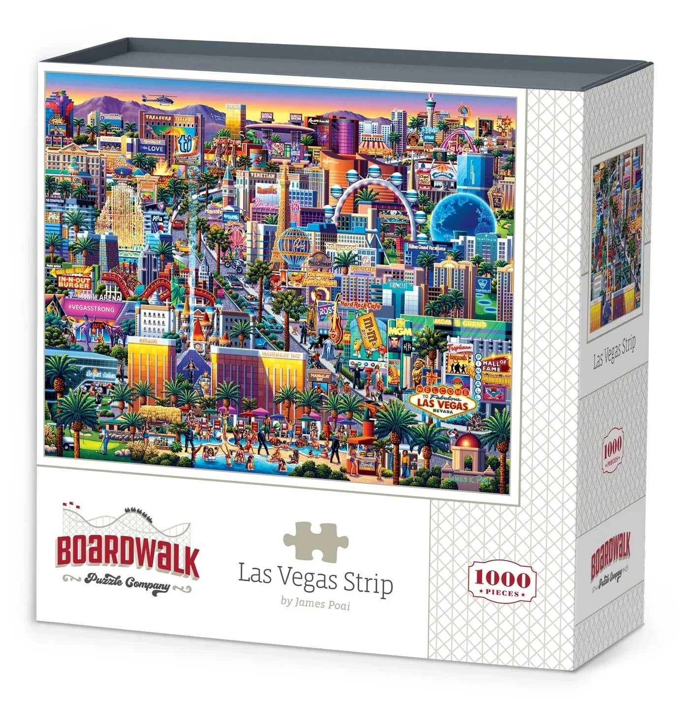 Las Vegas Strip 1000 Piece Jigsaw Puzzle by Boardwalk Puzzle Company