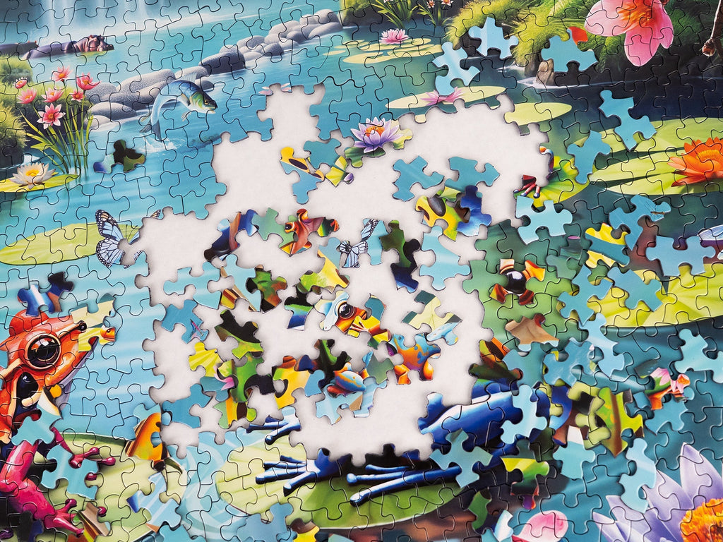 Lily Pond Paradise 1000 Piece Jigsaw Puzzle - Limited Release | Springbok Puzzles