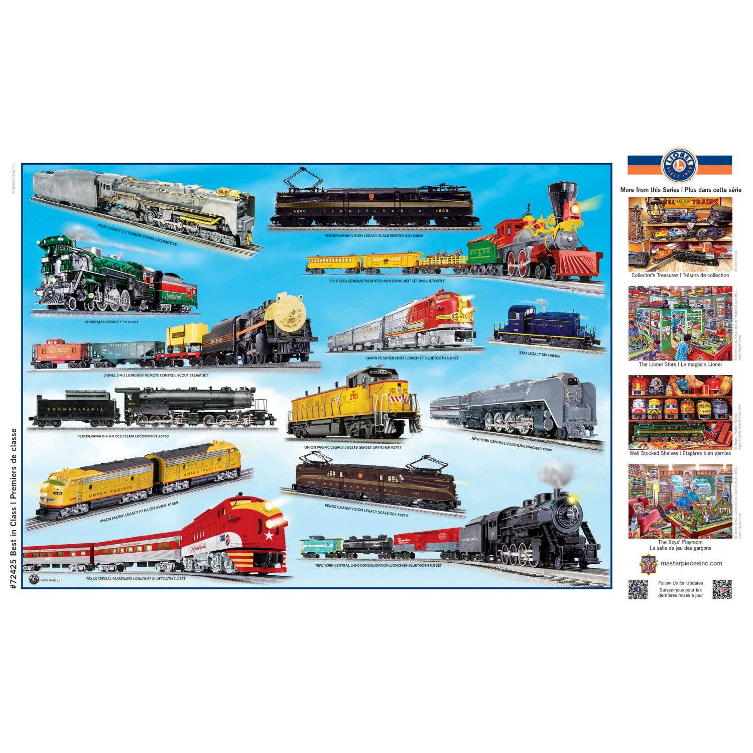 Lionel Trains - Best in Class 1000 Piece Puzzle by Masterpieces Puzzles