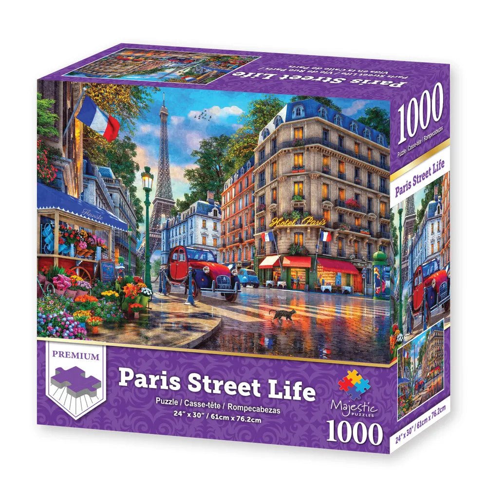 Majestic by Springbok Paris Street Life 1000 Piece Jigsaw Puzzle  | Springbok Puzzles