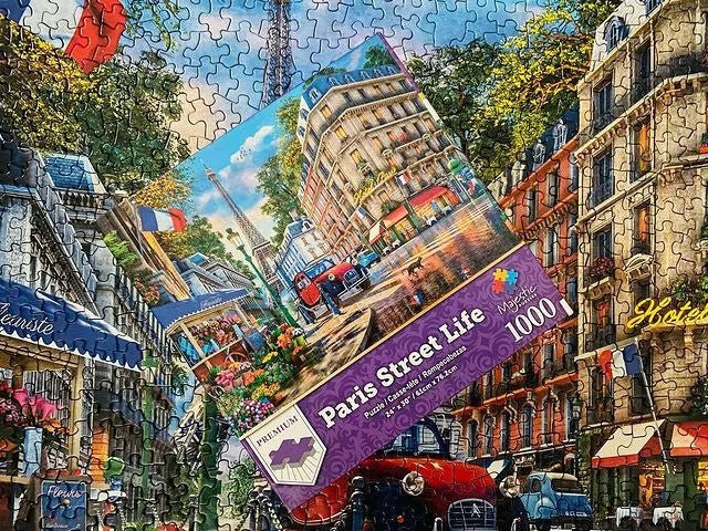 Majestic by Springbok Paris Street Life 1000 Piece Jigsaw Puzzle  | Springbok Puzzles