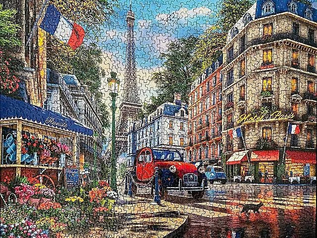 Majestic by Springbok Paris Street Life 1000 Piece Jigsaw Puzzle  | Springbok Puzzles